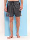 T.T. Men's Poly Jersey Cut & Sew Short -Anthra