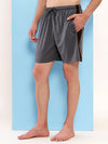 T.T. Men's Poly Jersey Cut & Sew Short -Anthra