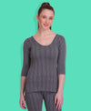 T.T. Women Hotpot Elite 3/4Th Slip Thermal - Anthra