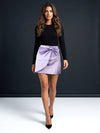 Lilac Wow Bow Skirt