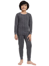 T.T. Kids Top - Pyjama Set Thermal - Anthra Melange