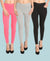 HiFlyers Women Ankle Length Leggings Pack Of 3