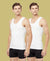 T.T. Men Interlock Vest Sleeveless Pack Of 2 White