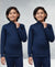 T.T. Boys & Girls |Slim Fit| Cotton Fleece |Full Sleeves|High Neck|Trendy Winter Wear|Dyed Top Pack Of 2-Blue