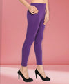 HiFlyers Women Purple Ankle Length Leggings / Yoga Pant