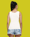 T.T. Womens Desire Cotton Spandex Tanktop White