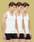 T.T. Men Interlock Sleeveless Vest With Pocket Pack Of 3 White