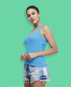 T.T. Women Blue Racerback Vest