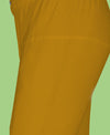 T.T. Women Solid Chudidar Cotton Lycra Cool Leggings -Firoza - Turmeric( Free Size)