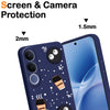 Mobielectro Cute Fun Cartoon 3DBear Coffee Case for Vivo V70 FE - Blue