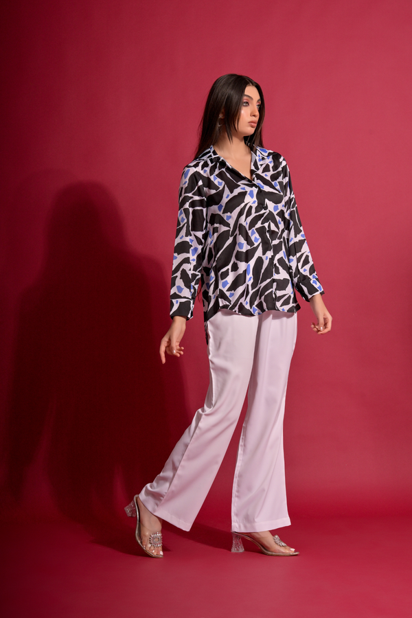Abstract relax fit shirt top only