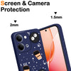 Mobielectro Cute Fun Cartoon 3DBear Coffee Case for Vivo Y51 Pro 5G - Blue