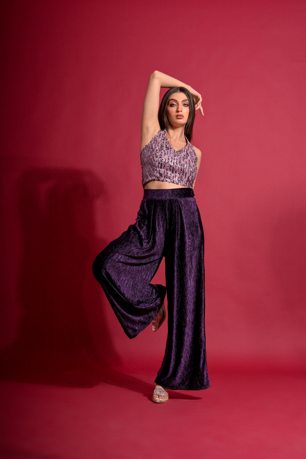 Garden Party Sequined Bralette Co Ords (Combo)