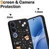 Mobielectro Cute Fun Cartoon 3DBear Coffee Case for Vivo V70 FE - Black