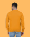 Hiflyers Men|Regular Fit|Chest Printed Cotton Fleece|Soft Stylish Casual Winter Wear Sweatshirt|Mustard-P11