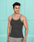 T.T. Men Titanic Charcoal Grey Pure Cotton Gym Vest