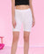 T.T. Women Cotton SpandexMultipurpose ShortWhite