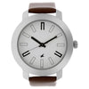 Quartz Analog White Dial Watch for Guys - 3120SL01