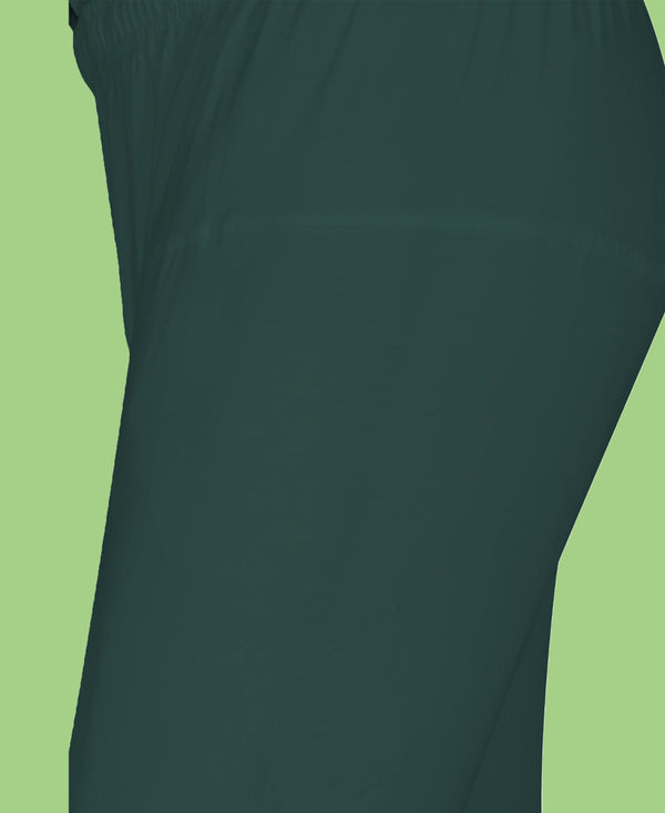 T.T. Women Solid Chudidar Cotton Lycra Cool Leggings -Ink Blue - Military Green( Free Size)