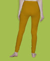 T.T. Women Solid Chudidar Cotton Lycra Cool Leggings -Saffron