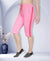 T.T. Women Solid Cotton Capri Pink