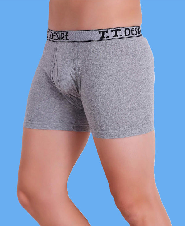 T.T. Men Desire Fine Long Trunk Pack Of 2 (Anthra - Grey)