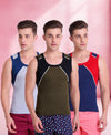 T.T. Mens Gym Vest Pack Of 3