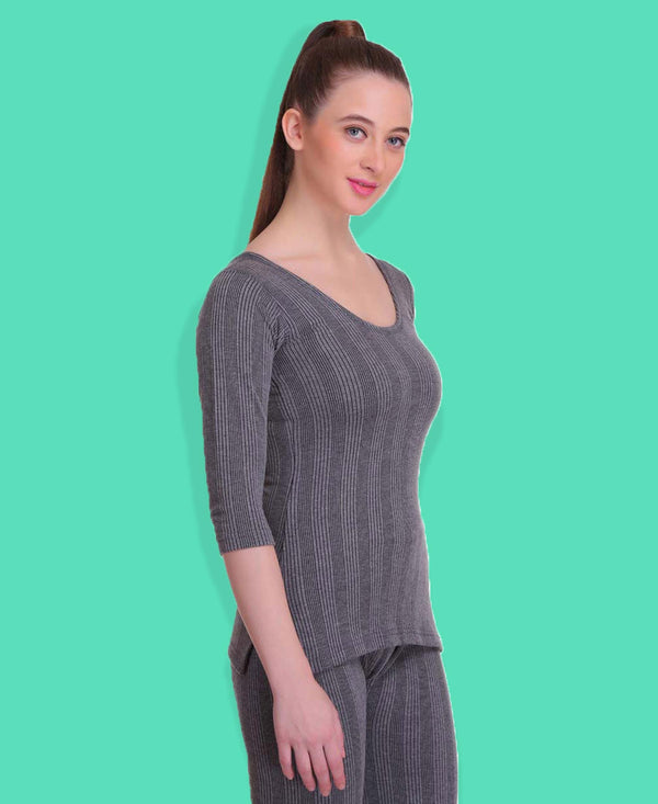 T.T. Women Hotpot Elite 3/4Th Slip Thermal - Anthra