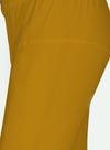 T.T. Women Solid Chudidar Cotton Lycra Cool Leggings -FIROZA - TURMERIC( Free Size)