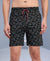 T.T. Men Regular Fit Cotton Polyster Printed Short With Zip Pocket Pack Of 1-Black Triangle