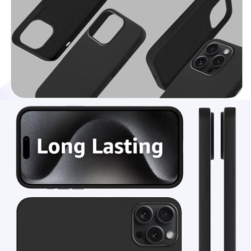 Mobielectro Waterkproof Soft Silicone Ultra Slim O.G Case for iPhone 15 pro - Black