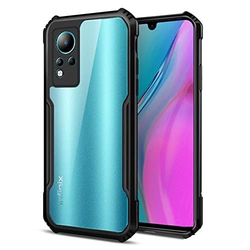 Mobielectro Camera Bump Protection | Slim Stylish 360 Protection Design |Crystal Clear | Shockproof Eagle Back Cover for Infinix Note 11 - Black