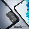 Mobielectro Camera Bump Protection | Slim Stylish 360 Protection Design |Crystal Clear | Shockproof Eagle Back Cover for Samsung A03S - Black