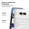 Mobielectro Clear Transparent Shockproof Scratch Resistant Protective Phone Case for Nothing Phone 3A 5G