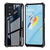 Mobielectro Camera Bump Protection | Slim Stylish 360 Protection Design |Crystal Clear | Shockproof Eagle Back Cover for Oppo A54 4G - Black