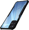 Mobielectro Camera Bump Protection | Slim Stylish 360 Protection Design |Crystal Clear | Shockproof Eagle Back Cover for Realme 8I - Black