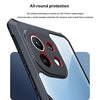 Mobielectro Camera Bump Protection | Slim Stylish 360 Protection Design |Crystal Clear | Shockproof Eagle Back Cover for Mi 11 Lite- Black