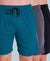 T.T. Men Solid Cotton Shorts Pack Of 3 Anthra-Black-Air