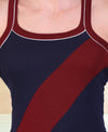 T.T. Men DesignerGym Vest Pack Of 3 Red-Black -Grey-Navy -Navy-Maroon