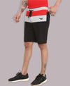 HiFlyers Mens Bermuda Black-Red