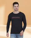 HiFlyers Men Anthra Regular Fit Printed Round Neck T-Shirt
