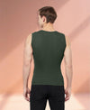 T.T. Men Printed Muscle Tees Pack Of 1 Olive