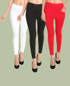 HiFlyers Women Ankle Length Leggings Pack Of 3