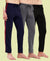 T.T. Men Regular Fit Poly Jersey Cut And Sew Trackpant Pack Of 3-Black-Grey-Navy
