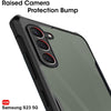 Mobielectro Camera Bump Protection | Slim Stylish 360 Protection Design |Crystal Clear | Shockproof Eagle Back Cover for Samsung S23 - Black