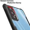 Mobielectro Camera Bump Protection | Slim Stylish 360 Protection Design |Crystal Clear | Shockproof Eagle Back Cover for Samsung A53 - Black