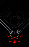 Mobielectro Camera Bump Protection | Slim Stylish 360 Protection Design |Crystal Clear | Shockproof Eagle Back Cover for Mi POCO F3 GT - Black