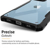 Mobielectro Camera Bump Protection | Slim Stylish 360 Protection Design |Crystal Clear | Shockproof Eagle Back Cover for iPhone 14 Plus- Black