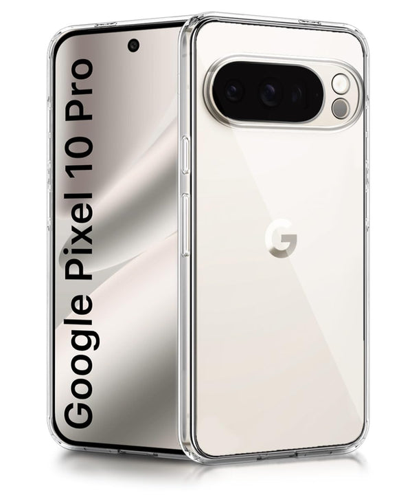 Mobielectro Clear Transparent Shockproof Scratch Resistant Protective Phone Case for Pixel 10 Pro