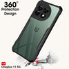 Mobielectro Camera Bump Protection | Slim Stylish 360 Protection Design |Crystal Clear | Shockproof Eagle Back Cover for OnePlus 11 - Black